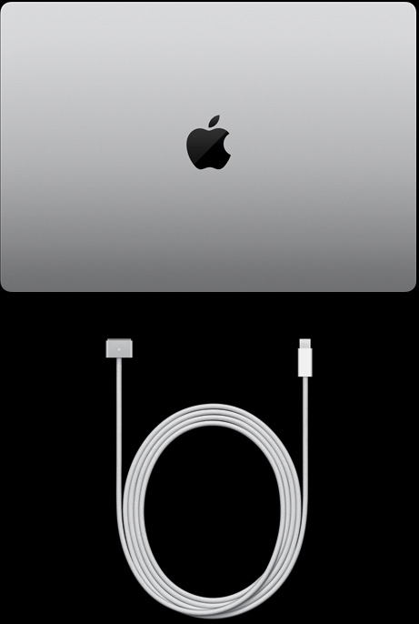 16-inčni MacBook Pro s kabelom USB‑C na MagSafe 3