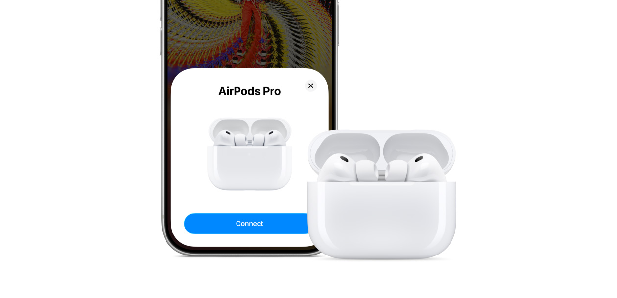 iPhone 17 Pro, funkcia Pripojenie na obrazovke, AirPods Pro 3 a nabíjacie puzdro MagSafe (USB‑C)
